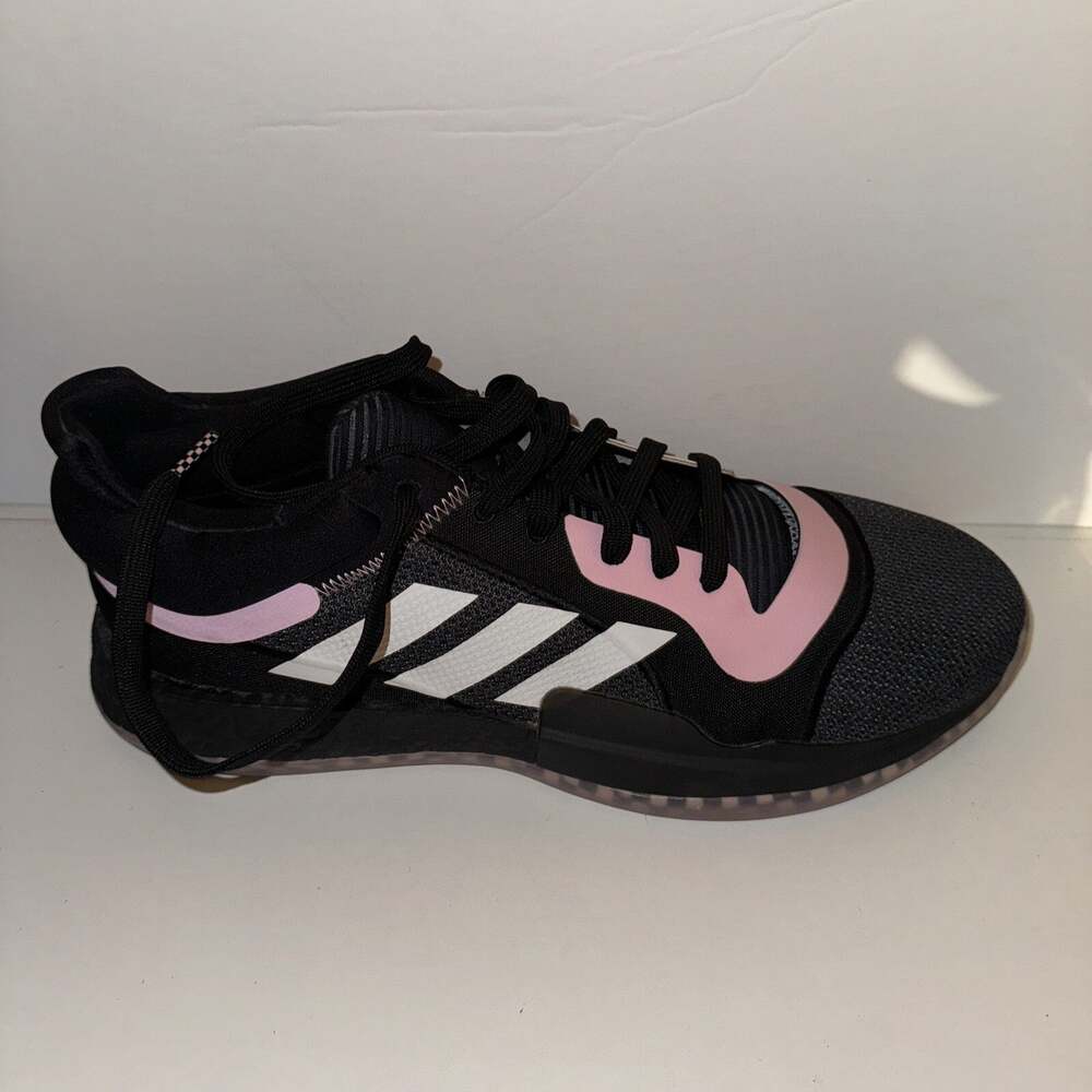 Size 16 - Adidas Marquee Boost Low Black Pink 2019 New Sneakers Shoes